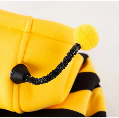 Pet Halloween Costume Honey Bee Role Play Hoodie