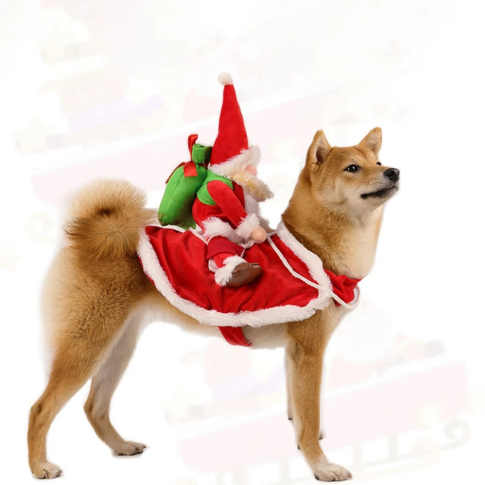 Christmas Dog Costumes Funny Outfit