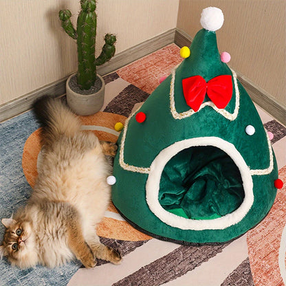 Cats Christmas Bed