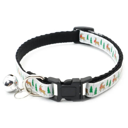 Adjustable Christmas Pet Collar with Bell