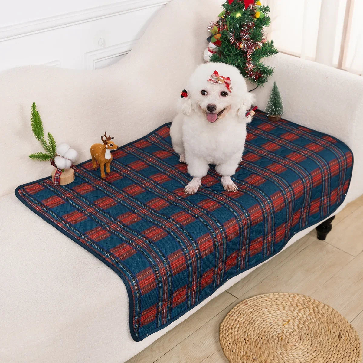 Printed Waterproof Dog Bed Mat