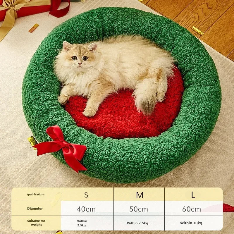 Christmas Tree Triangle Pet Nest