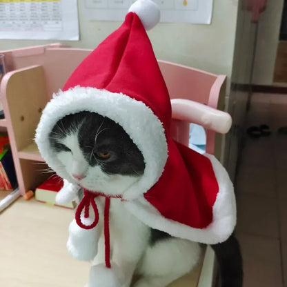 Pet Christmas Cloak Costume