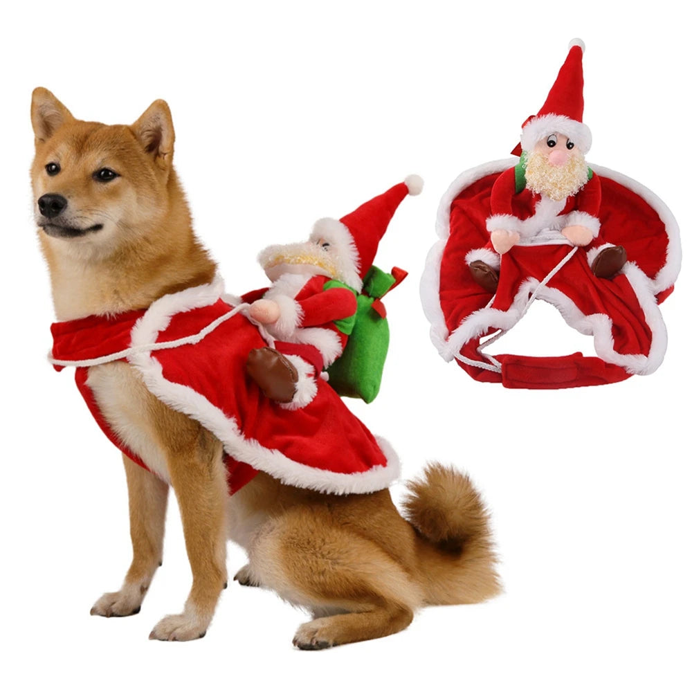 Christmas Dog Costumes Funny Outfit